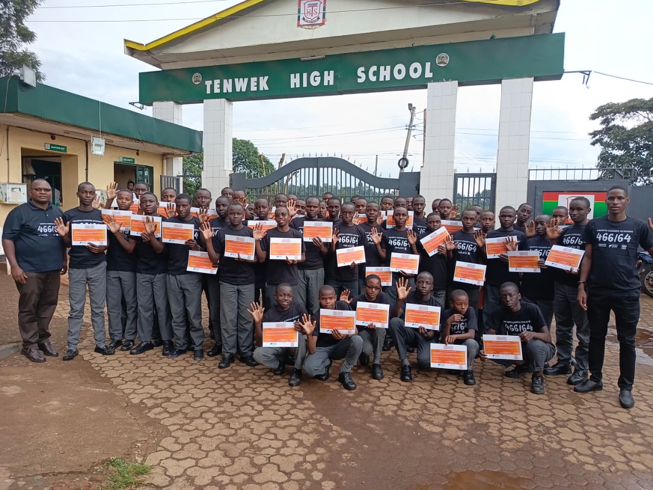 Tenwek High School inaugura o primeiro Clube da Academia de Líderes Ubuntu no Quénia